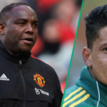 Benni McCarthy at a football match, rumored to be Kenya’s next head coach.