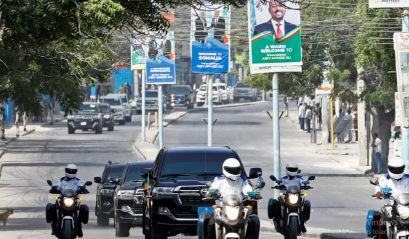 Ethiopian PM Abiy Ahmed and Somali officials meet to discuss bilateral relations and regional stability.