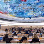 East African representatives address the UN Human Rights Council.