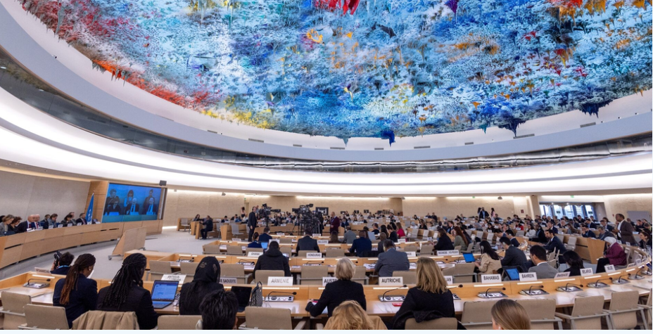 East African representatives address the UN Human Rights Council.