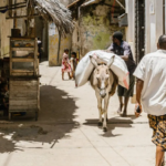 Armed security personnel patrolling a tense Kenya-Ethiopia border area.