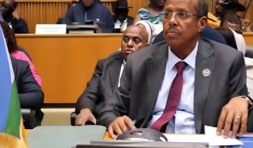 Mahmoud Ali Youssouf elected as AU Commission chair.