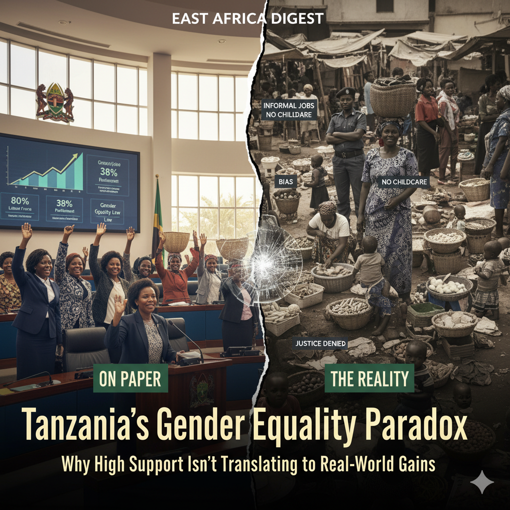 Investigate Tanzania's gender equality paradox: