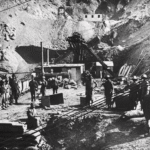 Miners at Kimberley, South Africa, circa 1900 — where the De Beers story began.