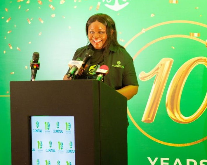 A portrait of Rita Boateng, Marketing & Customer Executive at Old Mutual Ghana, known for her leadership and women empowerment initiatives.