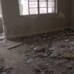 Derelict building in Johannesburg’s inner city showing unsafe living conditions ahead of the G20 summit