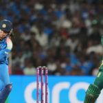 Indian women’s cricket team celebrates after defeating South Africa by 52 runs to win the ICC Women’s ODI World Cup 2025 final at DY Patil Stadium, Navi Mumbai.