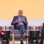 Business leaders from Brazil, South Africa, and the United States discuss global cooperation during a B20 Troika panel in 2025.