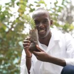 Kenyan engineer turns invasive water hyacinth into eco-friendly products.
