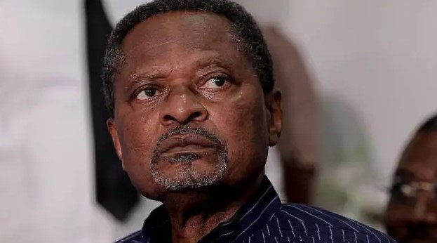 Cameroon opposition leader Anicet Ekane at a Constitutional Council hearing before his death in military detention.