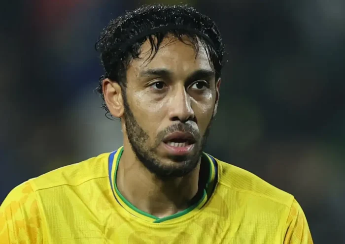 Gabon players react after defeat that led to the national team’s suspension at AFCON.